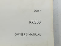 2009 Lexus Rx 350 Owners Manual Book Guide P/N:OM48821U 01999-48821 OEM Used Auto Parts - Oemusedautoparts1.com
