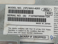 2009 Lincoln Mks Radio AM FM Cd Player Receiver Replacement Fits OEM Used Auto Parts - Oemusedautoparts1.com