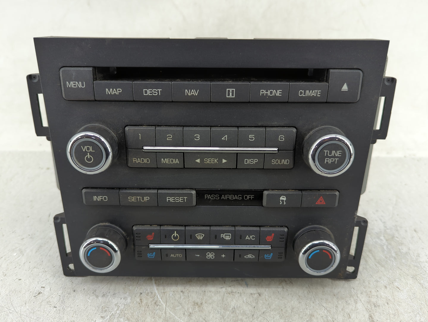 2009 Lincoln Mks Radio AM FM Cd Player Receiver Replacement P/N:8A5T 19C156AL Fits OEM Used Auto Parts - Oemusedautoparts1.c
