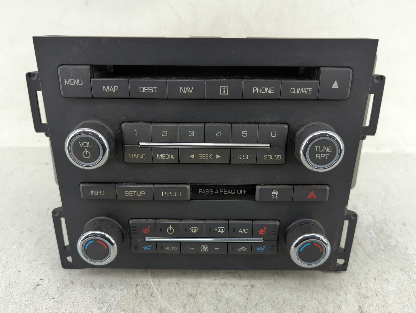 2009 Lincoln Mks Radio AM FM Cd Player Receiver Replacement P/N:8A5T 19C156AL Fits OEM Used Auto Parts - Oemusedautoparts1.c