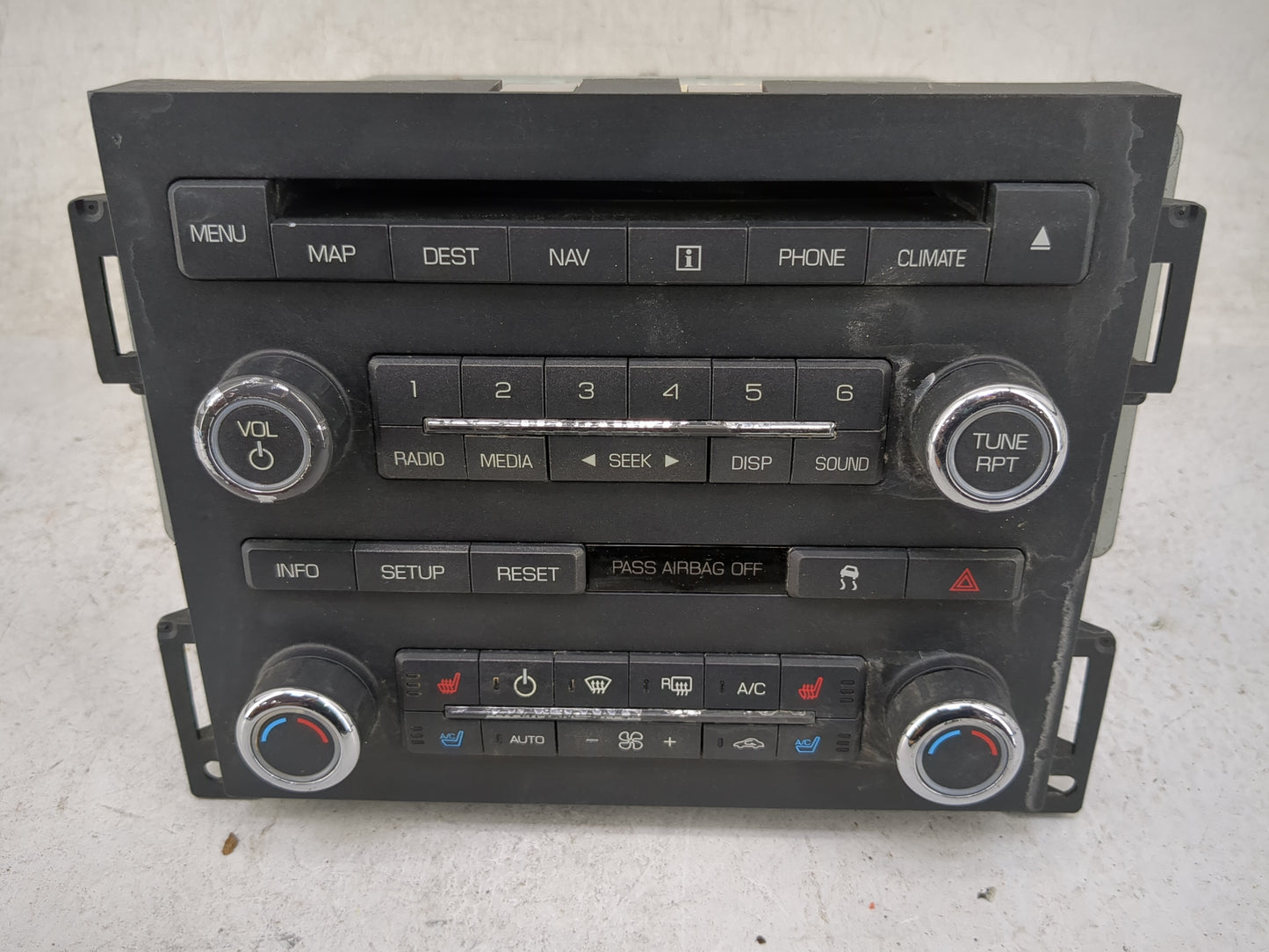2009-2009 Lincoln Mks Radio Control Panel - Oemusedautoparts1.com