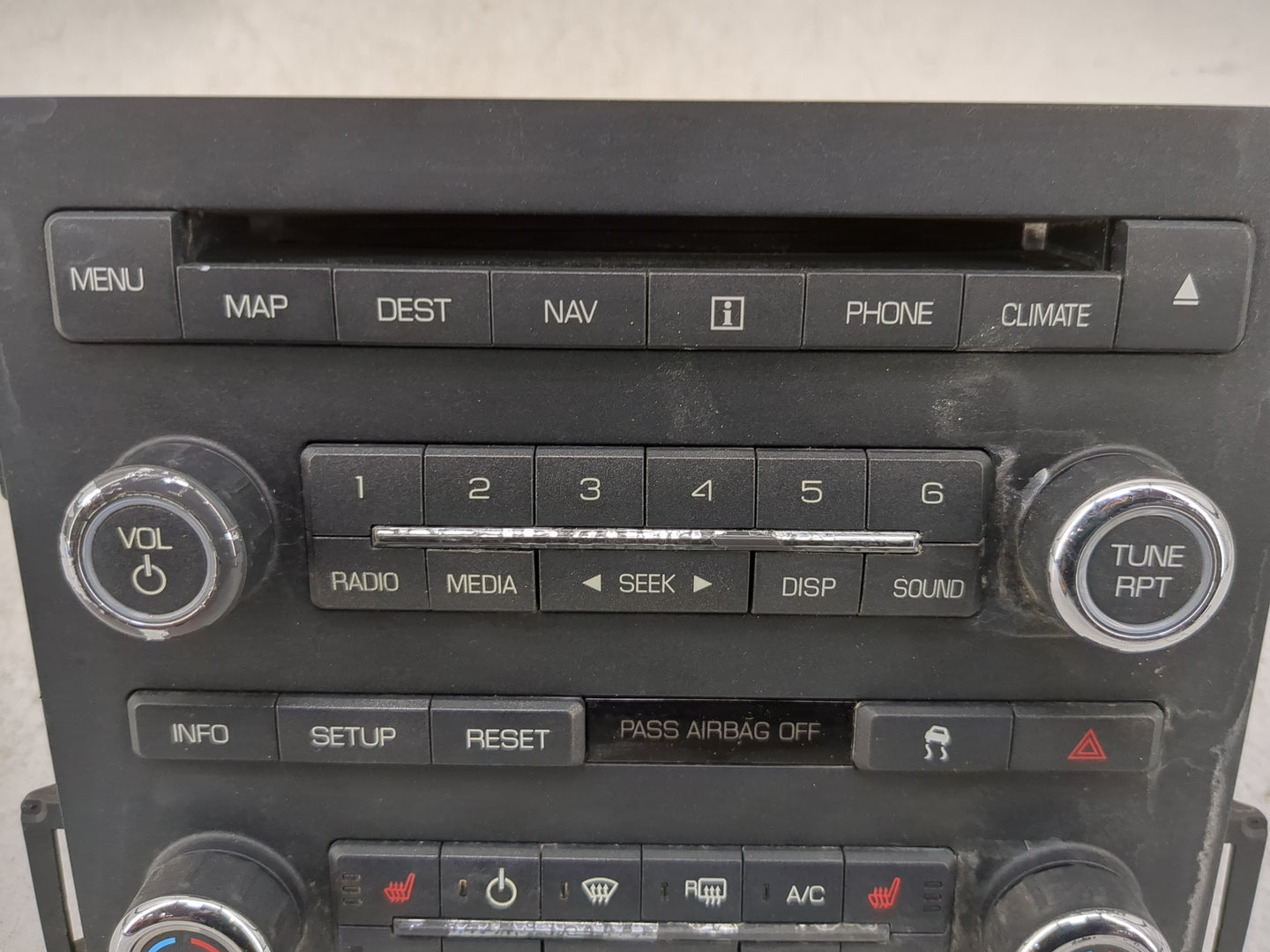 2009-2009 Lincoln Mks Radio Control Panel - Oemusedautoparts1.com