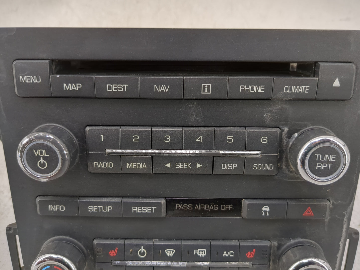 2009-2009 Lincoln Mks Radio Control Panel - Oemusedautoparts1.com