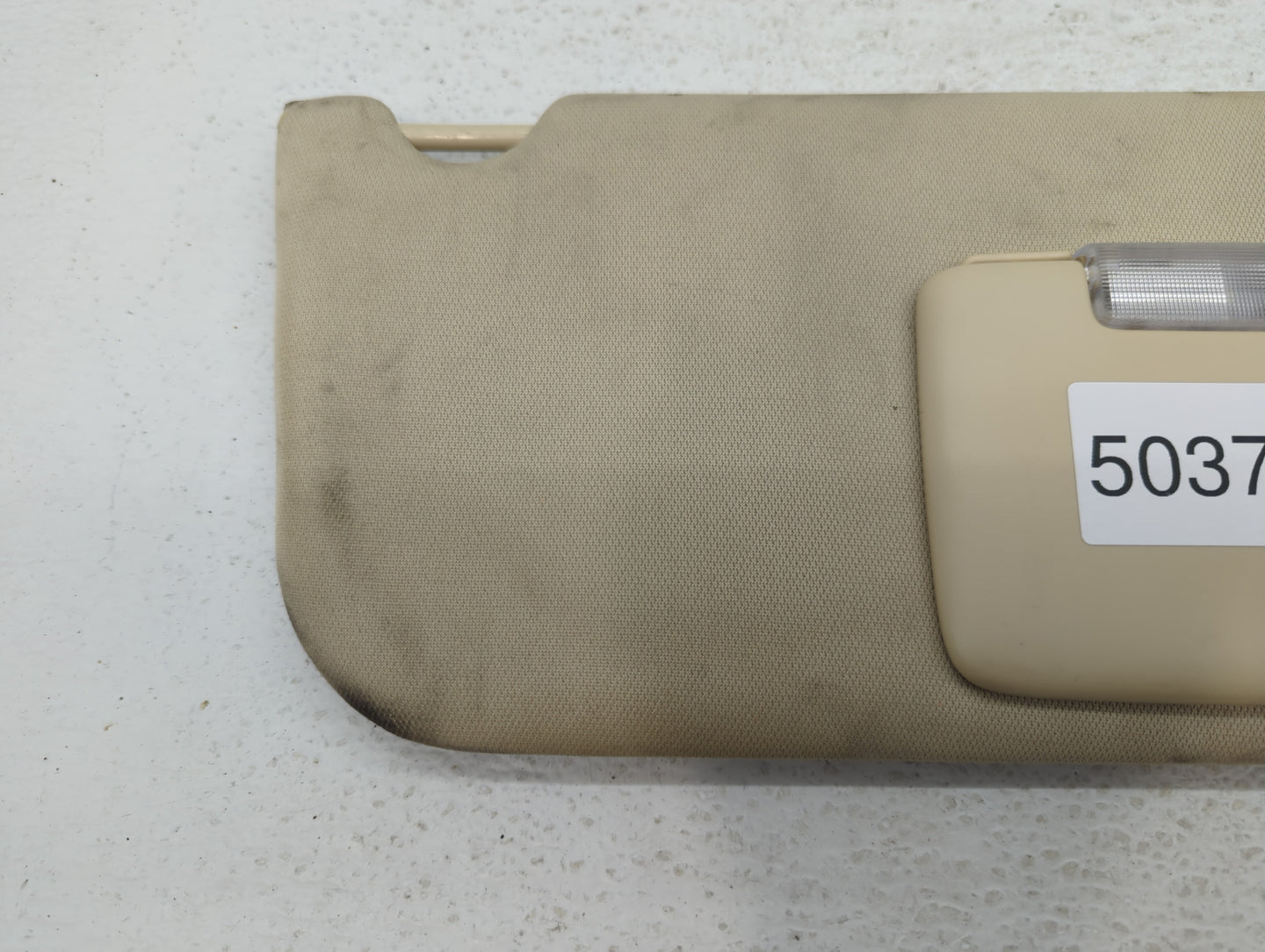 2009 Lincoln Mks Sun Visor Shade Replacement Passenger Right Mirror Fits OEM Used Auto Parts - Oemusedautoparts1.com
