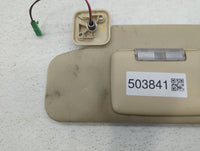 2009 Lincoln Mks Sun Visor Shade Replacement Driver Left Mirror Fits OEM Used Auto Parts - Oemusedautoparts1.com