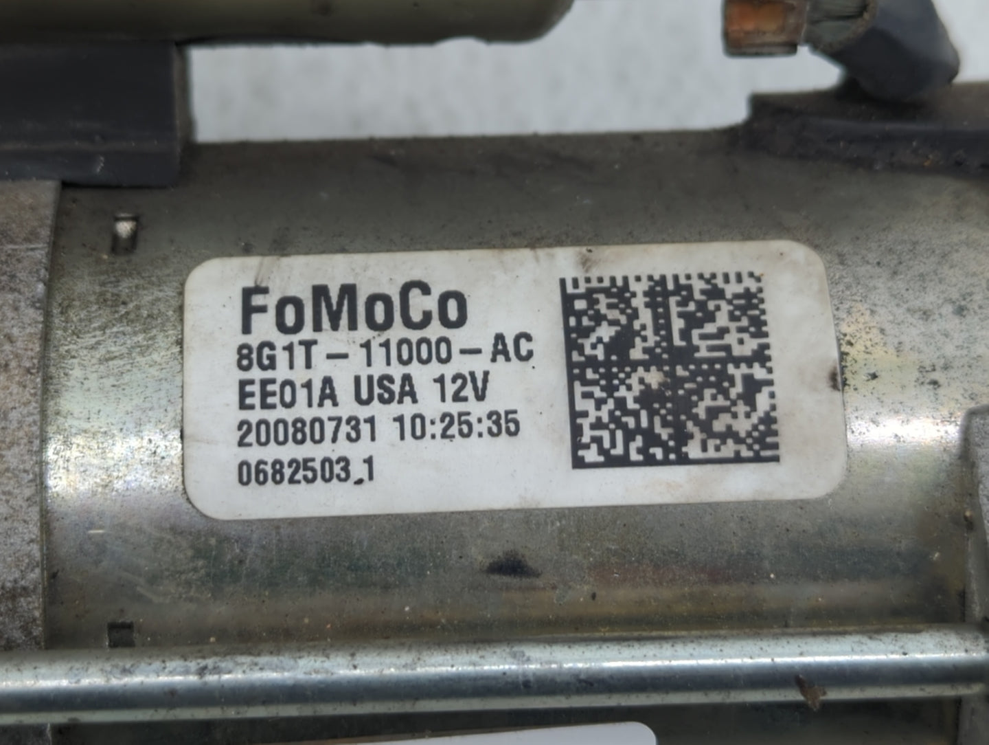 2009-2016 Lincoln Mks Car Starter Motor Solenoid OEM P/N:8G1T-11000-AC Fits OEM Used Auto Parts - Oemusedautoparts1.com