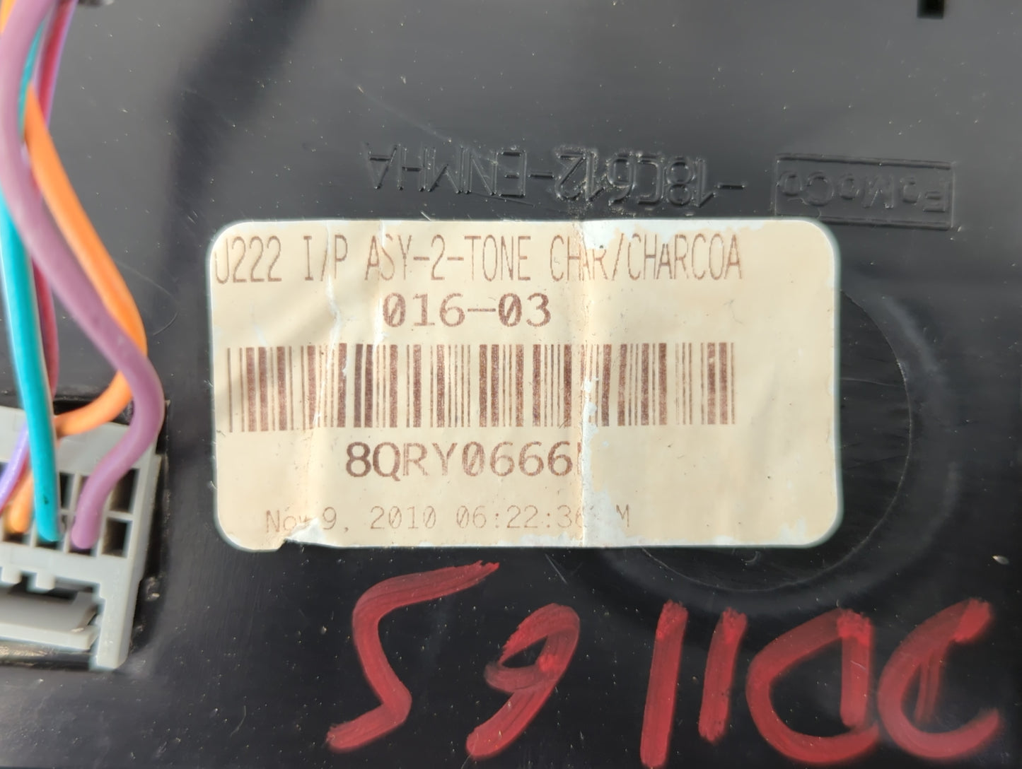 2009 Lincoln Mks Climate Control Module Temperature AC/Heater Replacement P/N:18C612-ENMHA Fits OEM Used Auto Parts - Oemuse