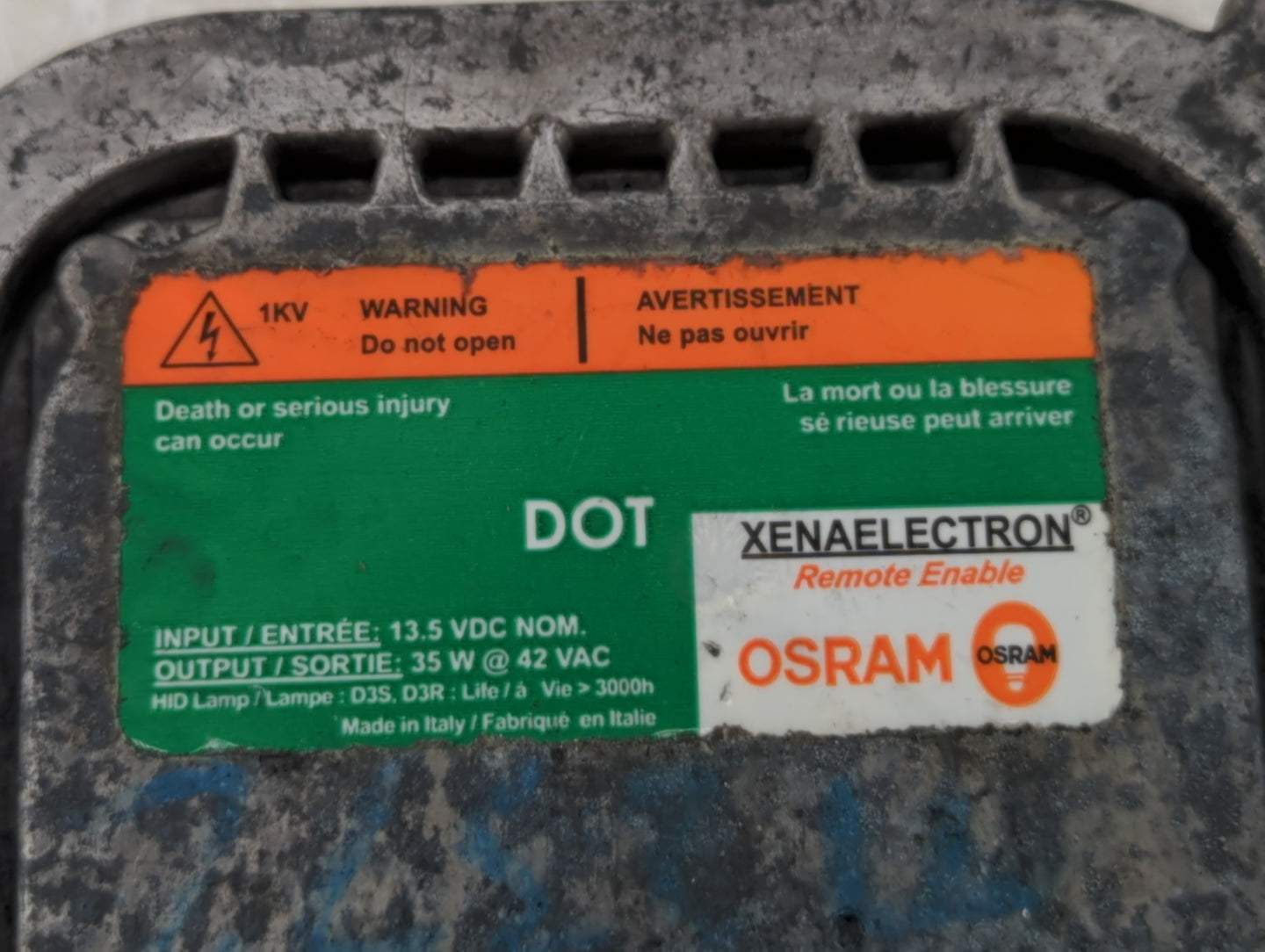 2009-2012 Lincoln Mks Headlight Ballast Head Light - Oemusedautoparts1.com