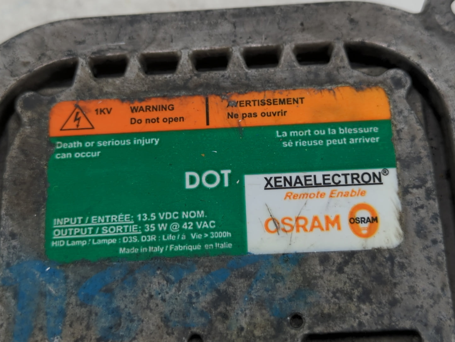 2009-2012 Lincoln Mks Headlight Ballast Head Light - Oemusedautoparts1.com