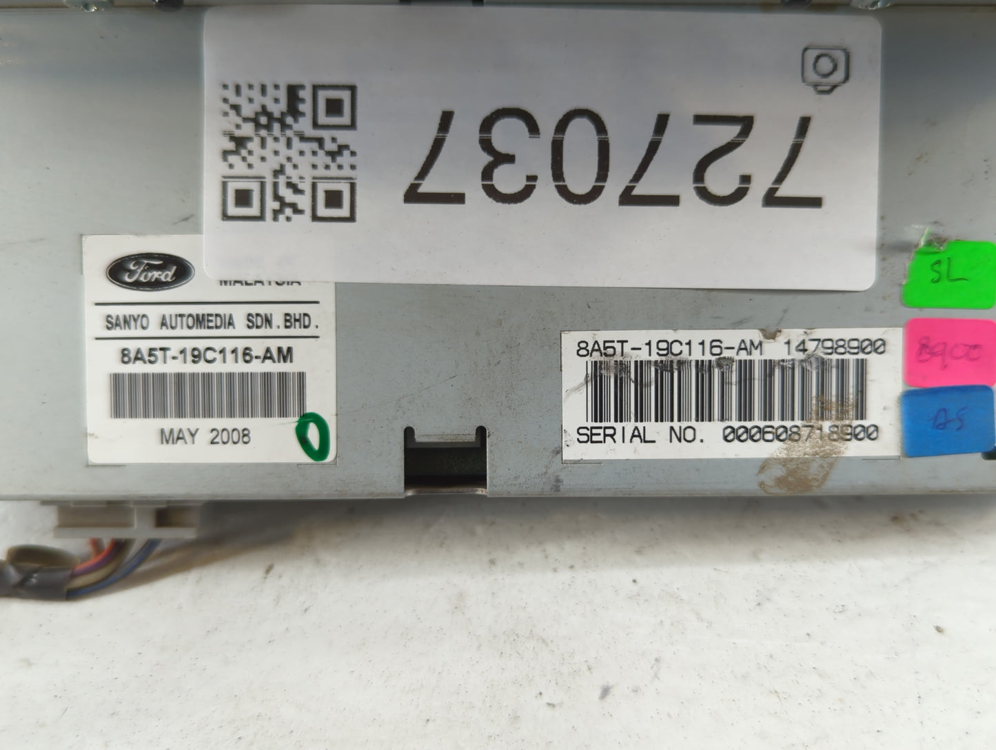 2009-2009 Lincoln Mks Am Fm Cd Player Radio Receiver - Oemusedautoparts1.com