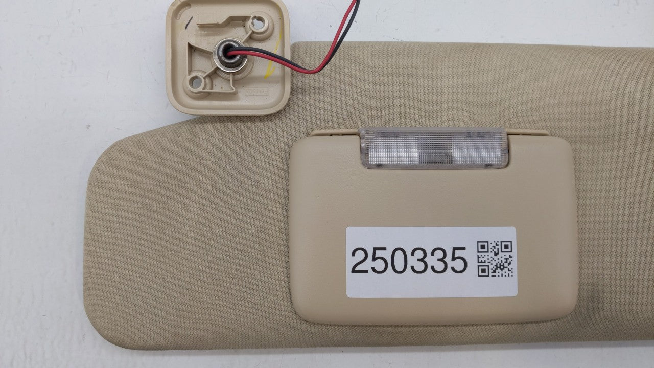 2009 Lincoln Mks Sun Visor Shade Replacement Driver Left Mirror Fits OEM Used Auto Parts - Oemusedautoparts1.com