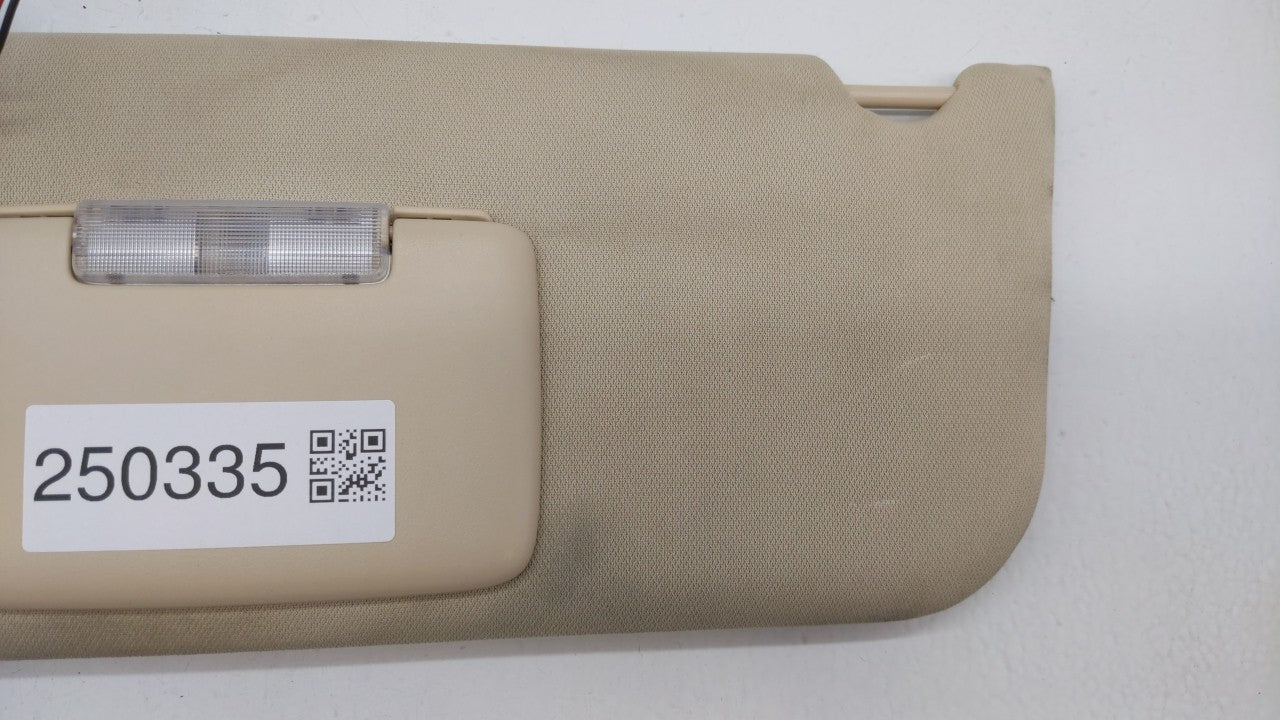 2009 Lincoln Mks Sun Visor Shade Replacement Driver Left Mirror Fits OEM Used Auto Parts - Oemusedautoparts1.com