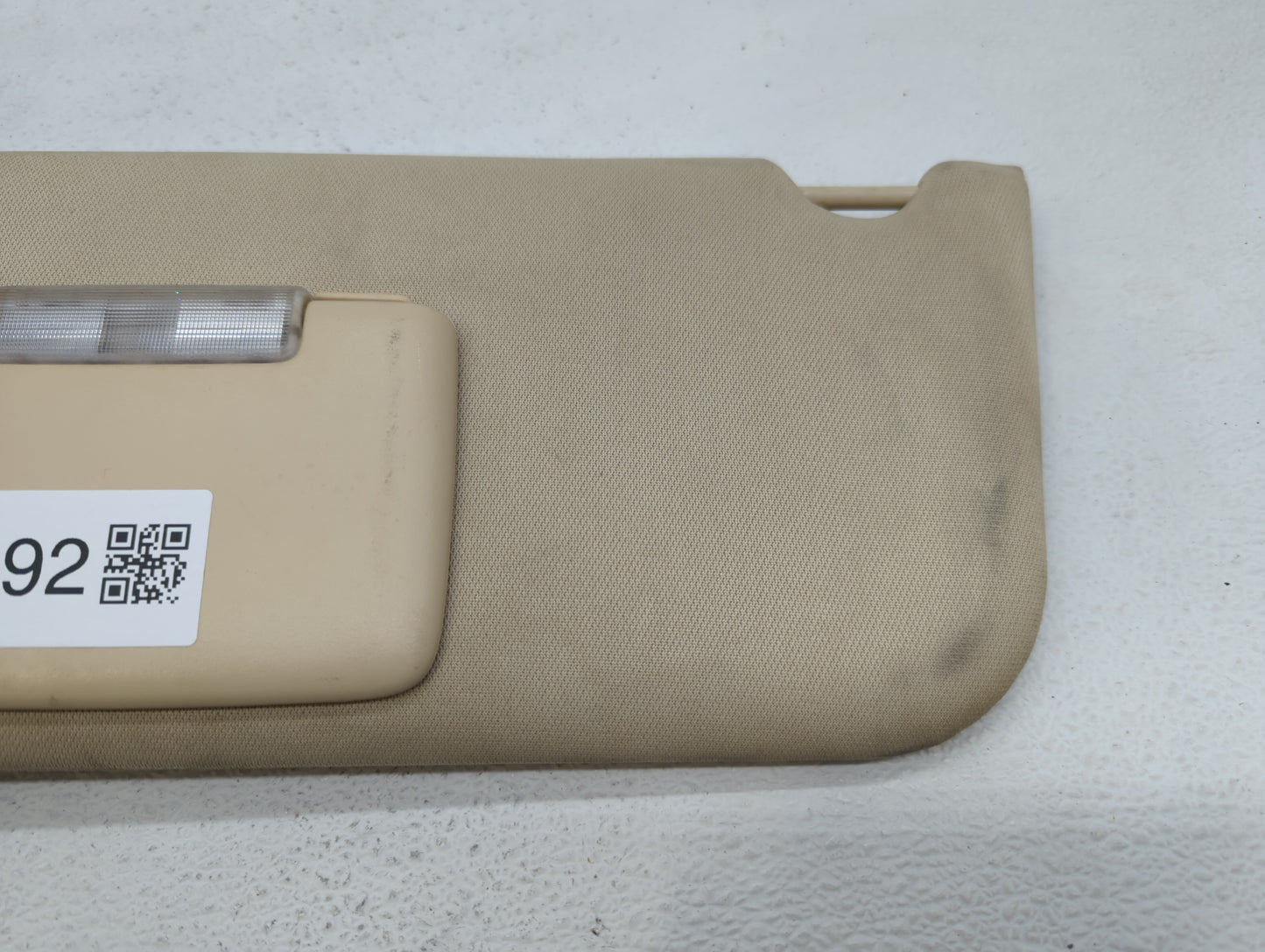 2009 Lincoln Mks Sun Visor Shade Replacement Driver Left Mirror Fits OEM Used Auto Parts - Oemusedautoparts1.com