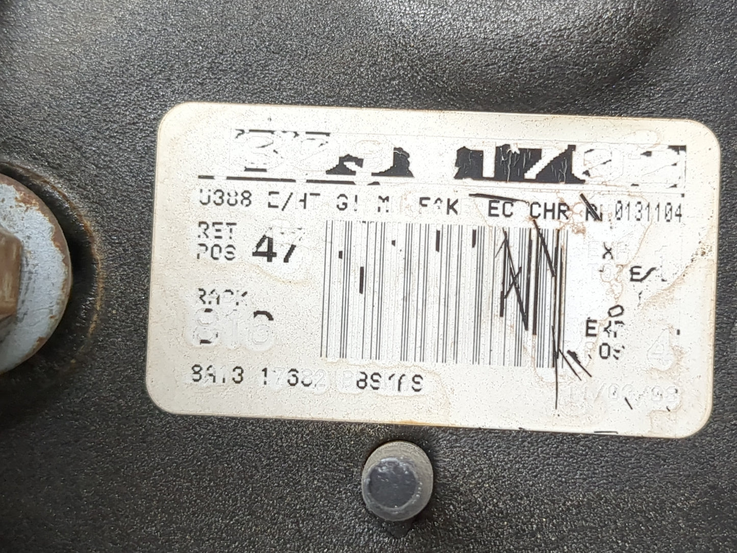 2009 Lincoln Mkx Side Mirror Replacement Passenger Right View Door Mirror P/N:U388 Fits OEM Used Auto Parts - Oemusedautopar