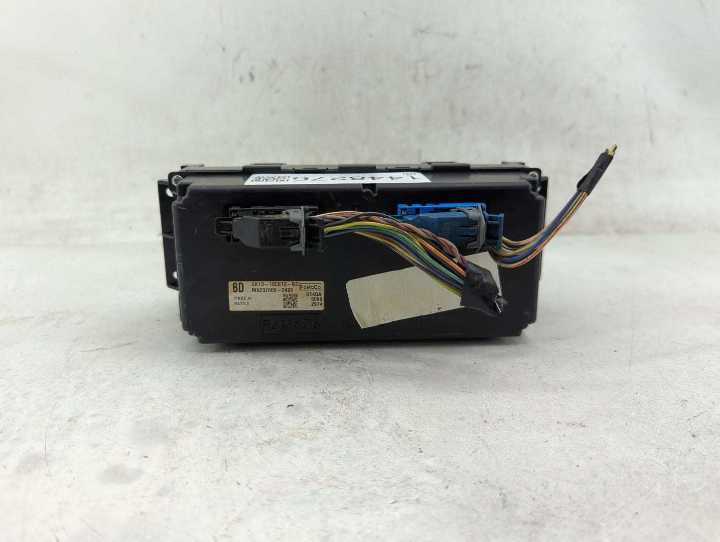 2008-2010 Lincoln Mkx Climate Control Module Temperature AC/Heater Replacement P/N:8A13-18C612-BD MX237000-2483 Fits OEM Use