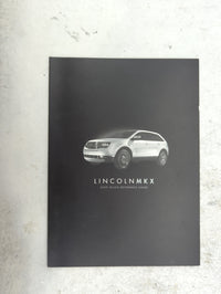 2009 Lincoln Mkx Owners Manual Book Guide P/N:9A1J 19A321 AA 9A5J 19A285 AA OEM Used Auto Parts - Oemusedautoparts1.com