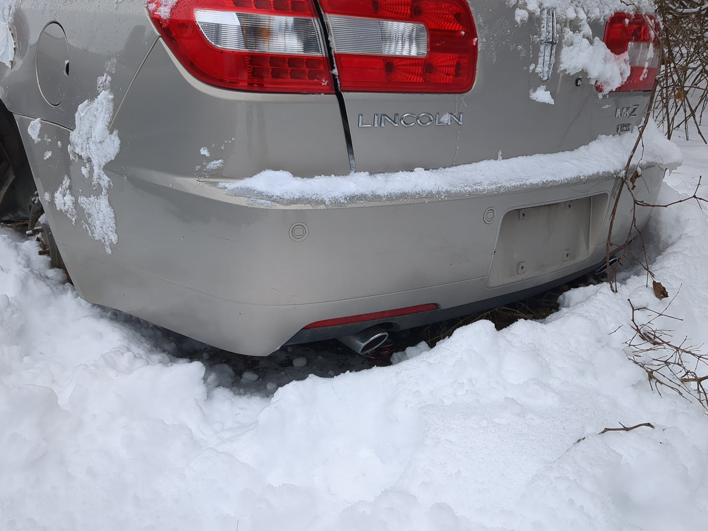 2008-2009 Lincoln Mkz Rear Bumper Assembly Oem - Oemusedautoparts1.com