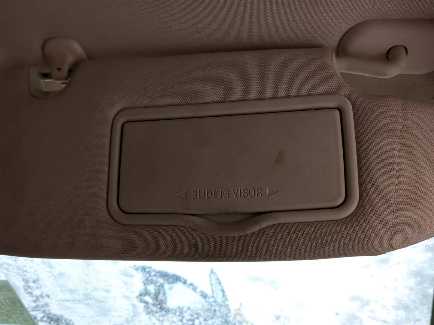 2007-2009 Lincoln Mkz Sun Visor Shade Replacement Passenger Right Mirror Fits Fits 2006 2007 2008 2009 OEM Used Auto Parts -