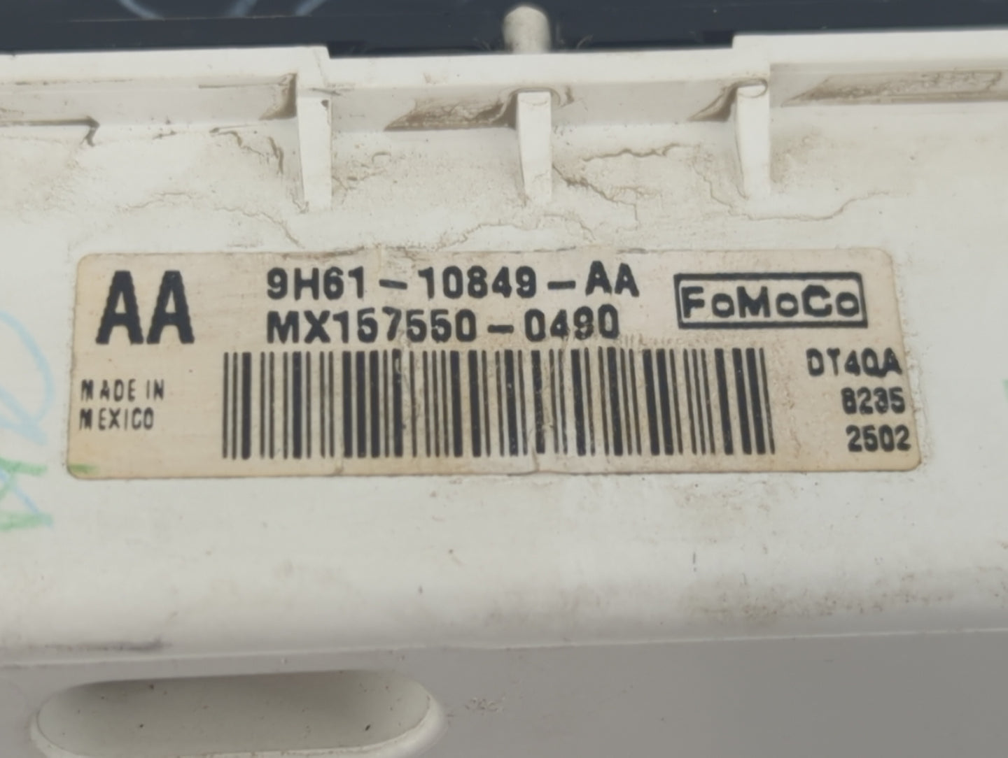 2009 Lincoln Mkz Instrument Cluster Speedometer Gauges P/N:9H61-10849-AA MX157550-0490 Fits OEM Used Auto Parts - Oemusedaut