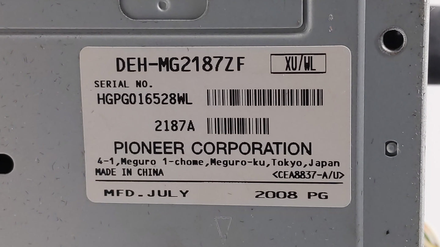 2009-2009 Lincoln Mkz Am Fm Cd Player Radio Receiver - Oemusedautoparts1.com