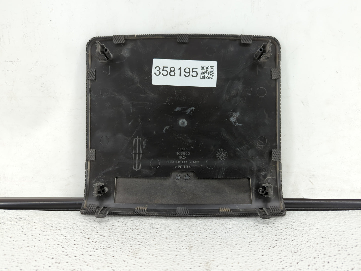 2009 Lincoln Mkz Trim Cover Bezel Speaker Dash Front Black - Oemusedautoparts1.com