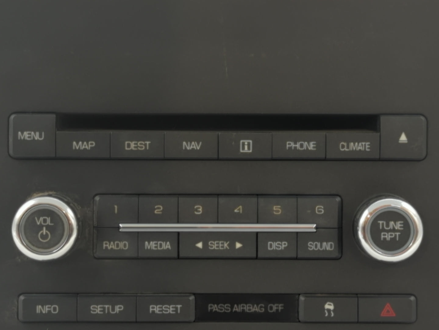 2009 Lincoln Mkz Radio AM FM Cd Player Receiver Replacement P/N:9H6T 18K931 DC Fits OEM Used Auto Parts - Oemusedautoparts1.