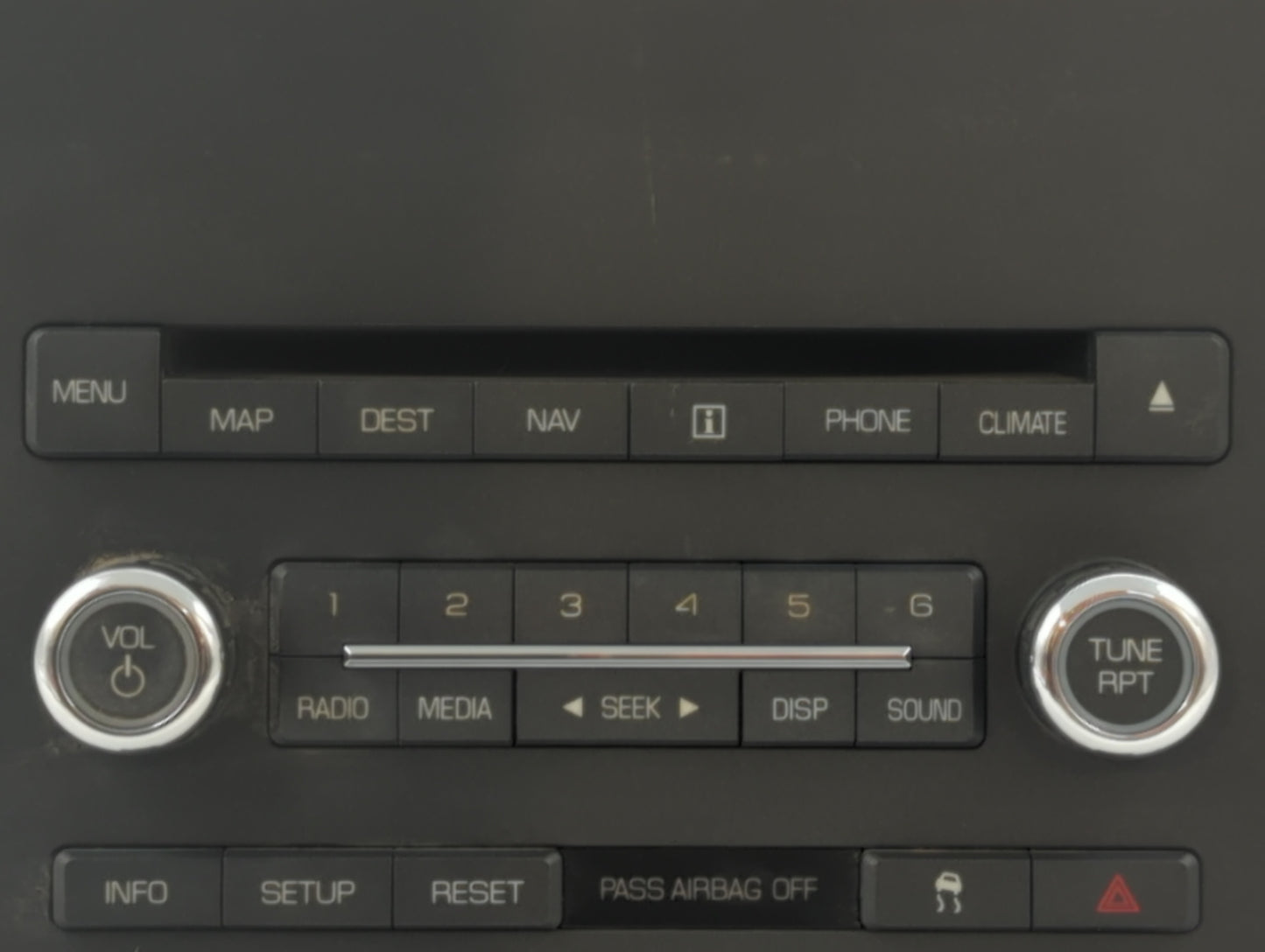 2009 Lincoln Mkz Radio AM FM Cd Player Receiver Replacement P/N:9H6T 18K931 DC Fits OEM Used Auto Parts - Oemusedautoparts1.