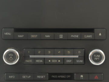 2009 Lincoln Mkz Radio AM FM Cd Player Receiver Replacement P/N:9H6T 18K931 DC Fits OEM Used Auto Parts