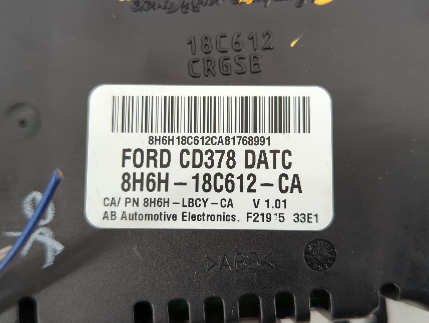 2007-2009 Lincoln Mkz Climate Control Module Temperature AC/Heater Replacement P/N:8H6H-18C612-CA 7H6H-18C612-CF Fits OEM Us