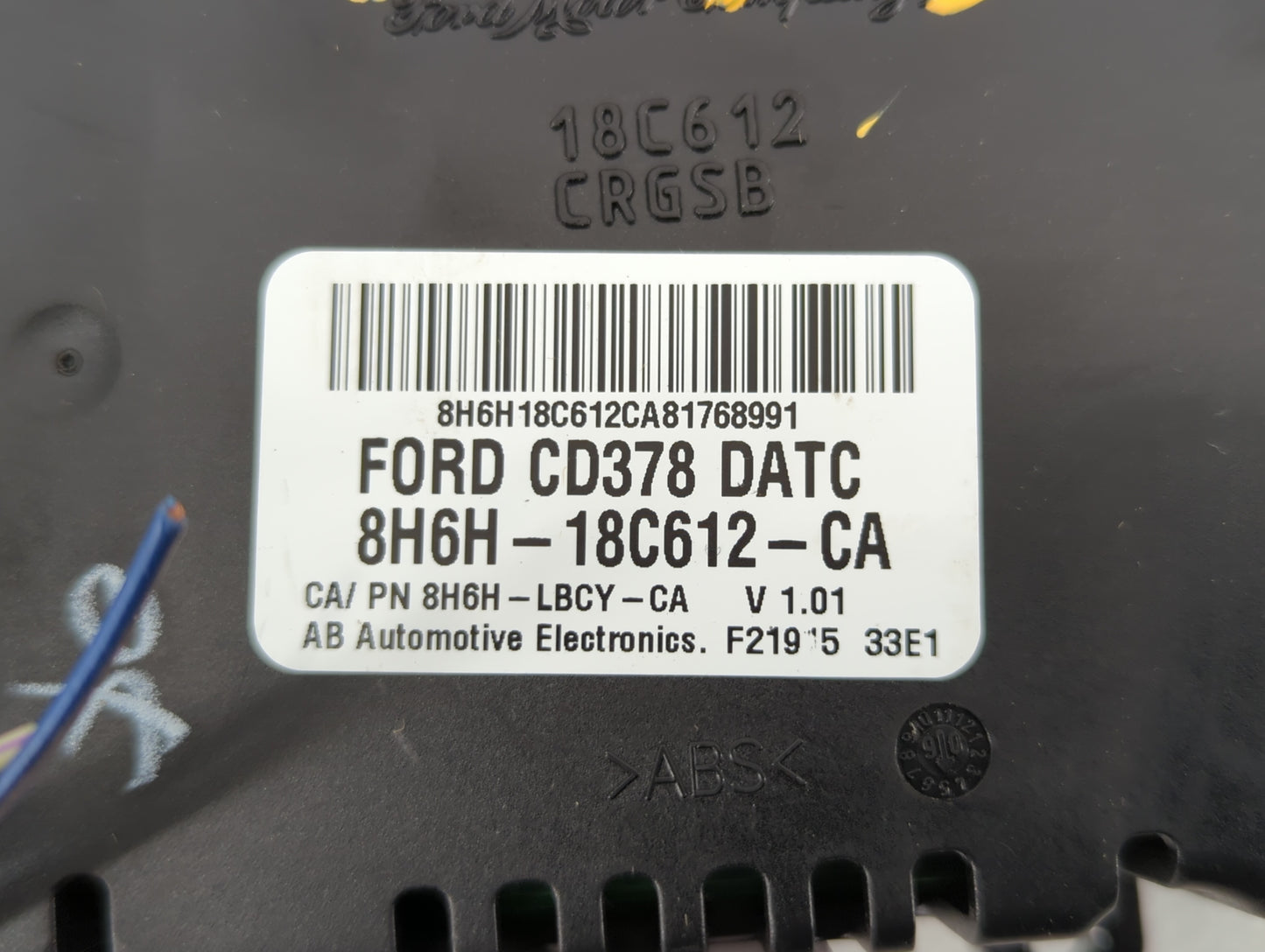 2007-2009 Lincoln Mkz Climate Control Module Temperature AC/Heater Replacement P/N:8H6H-18C612-CA 7H6H-18C612-CF Fits OEM Us
