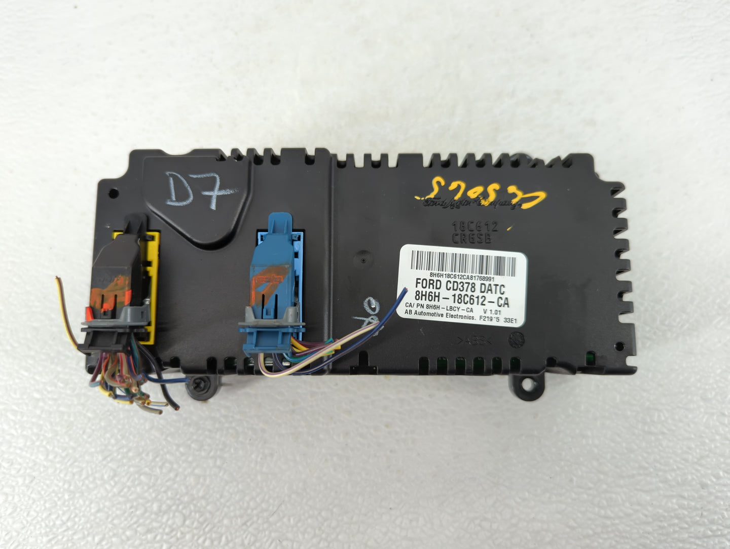 2007-2009 Lincoln Mkz Climate Control Module Temperature AC/Heater Replacement P/N:8H6H-18C612-CA 7H6H-18C612-CF Fits OEM Us