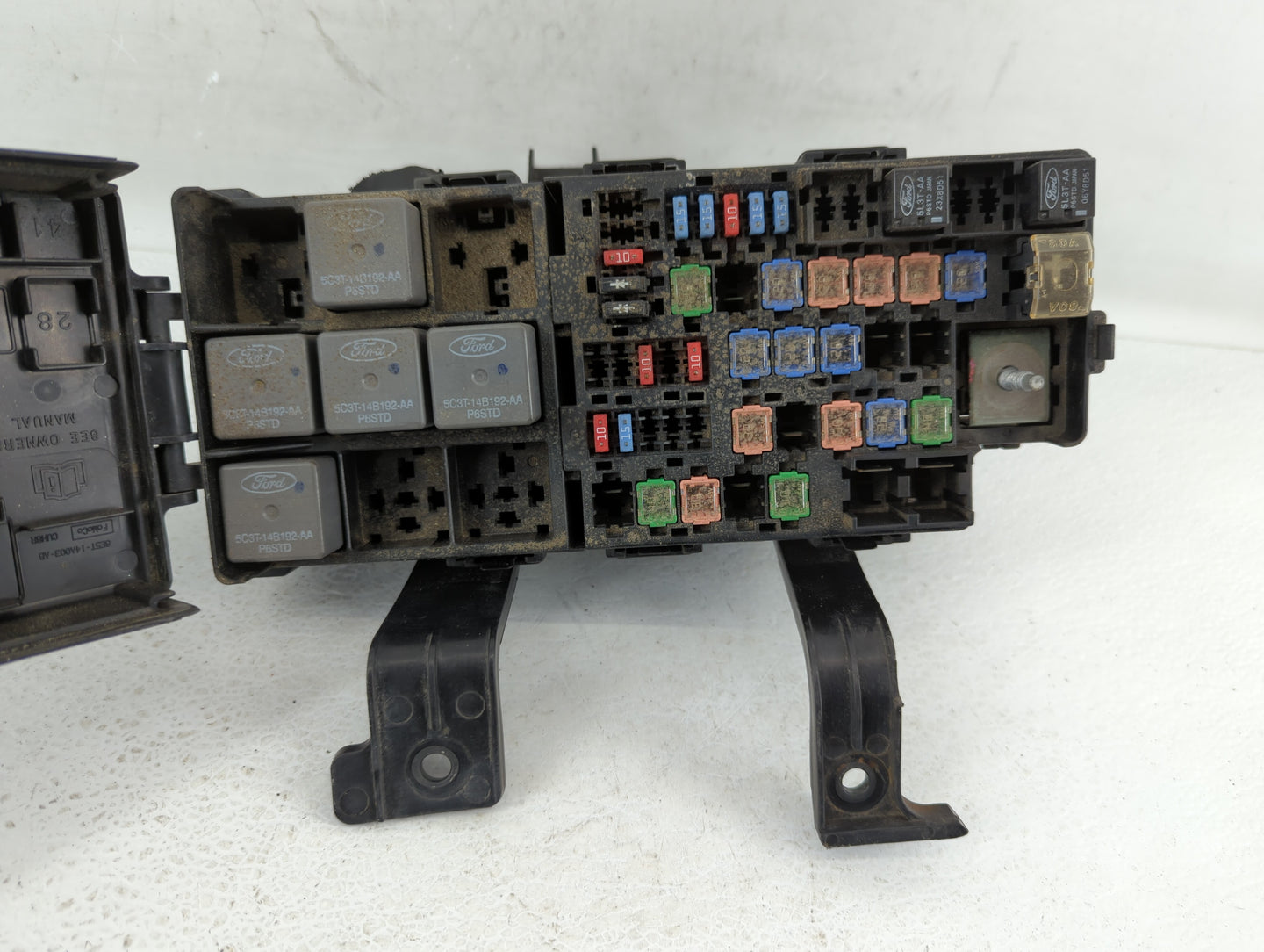 2007-2010 Lincoln Mkz Fusebox Fuse Box Panel Relay Module P/N:AH6T-14290-A 7H6T-14290-A Fits Fits 2007 2008 2009 2010 OEM Us