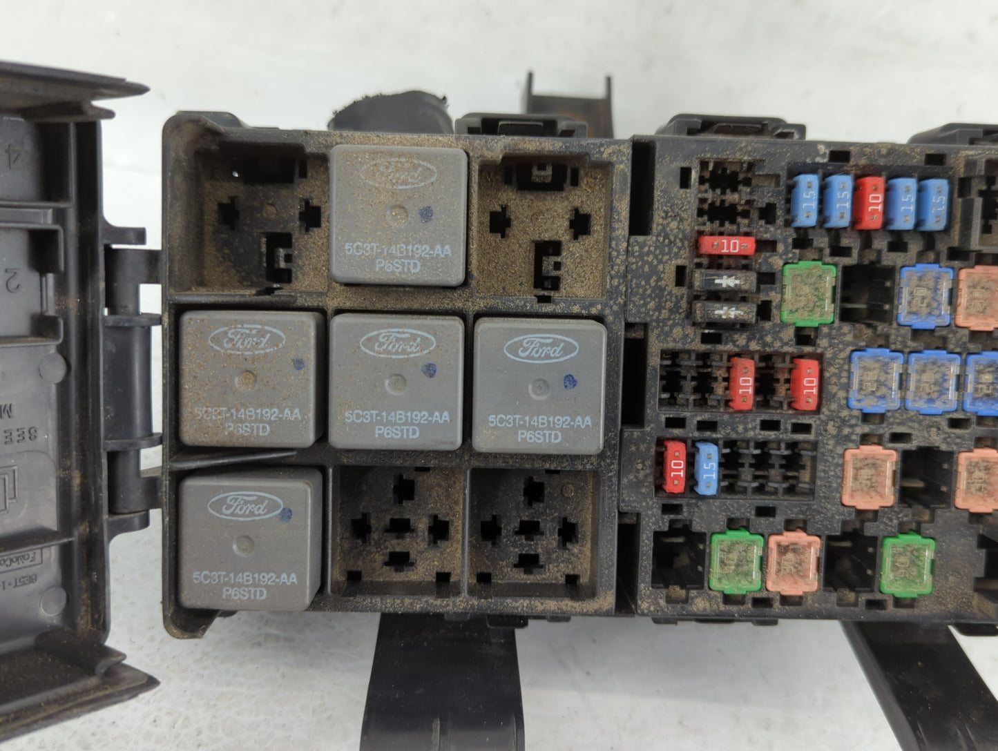 2007-2010 Lincoln Mkz Fusebox Fuse Box Panel Relay Module P/N:AH6T-14290-A 7H6T-14290-A Fits Fits 2007 2008 2009 2010 OEM Us