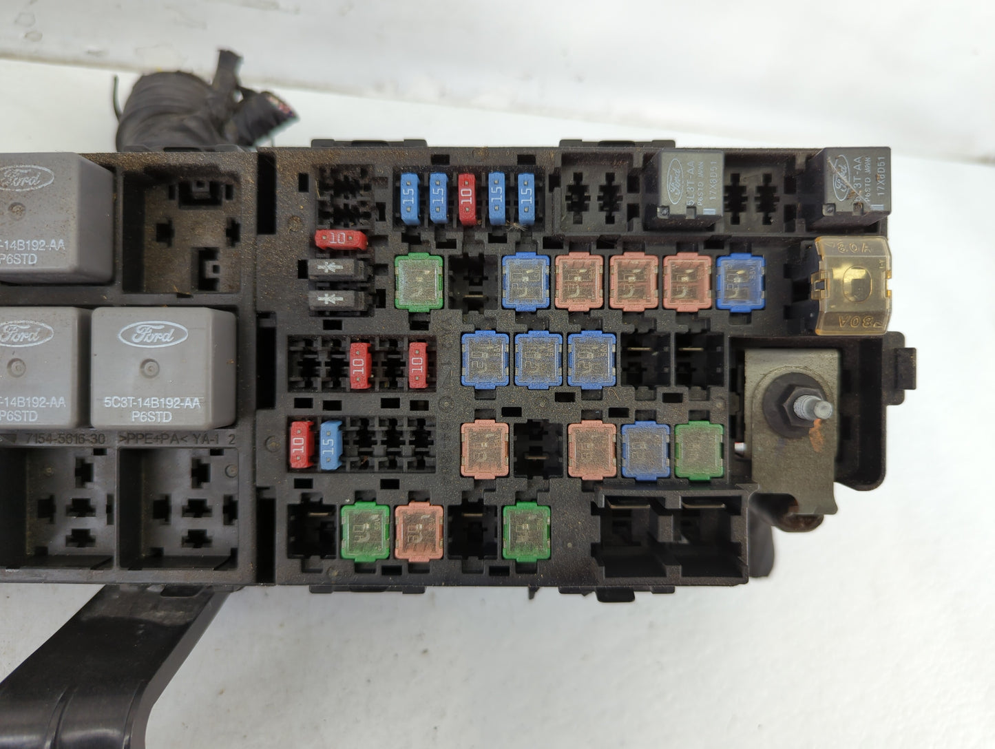 2007-2010 Lincoln Mkz Fusebox Fuse Box Panel Relay Module P/N:AH6T-14290-A 7H6T-14290-A Fits Fits 2007 2008 2009 2010 OEM Us