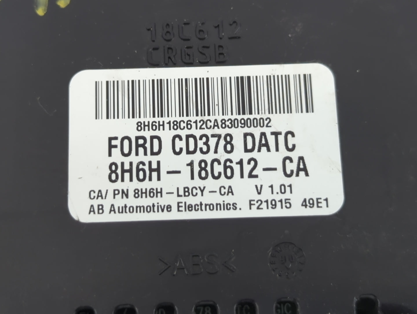 2007-2009 Lincoln Mkz Climate Control Module Temperature AC/Heater Replacement P/N:8H6H-18C612-CA Fits Fits 2007 2008 2009 O