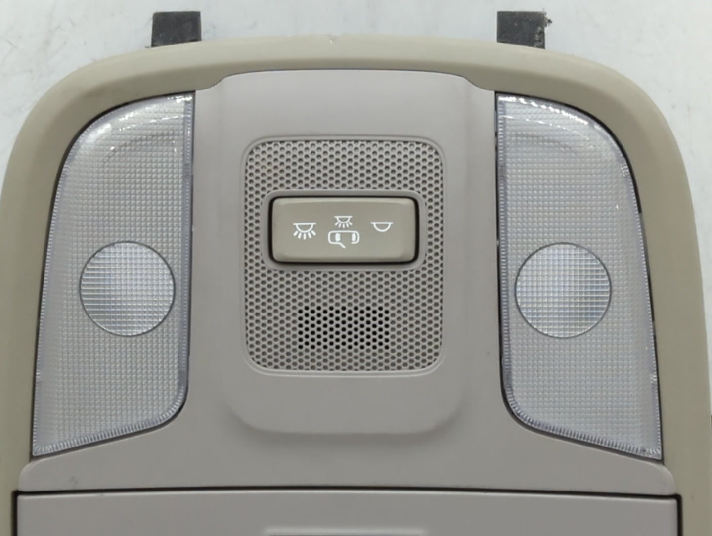 2009-2010 Lincoln Navigator Overhead Roof Console Beige - Oemusedautoparts1.com