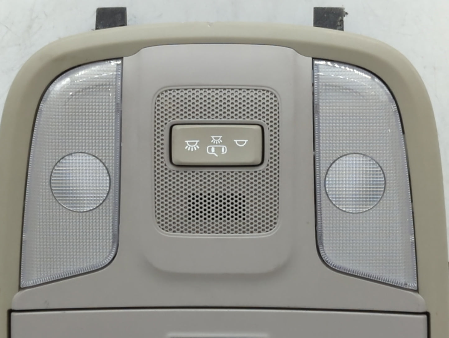 2009-2010 Lincoln Navigator Overhead Roof Console Beige - Oemusedautoparts1.com