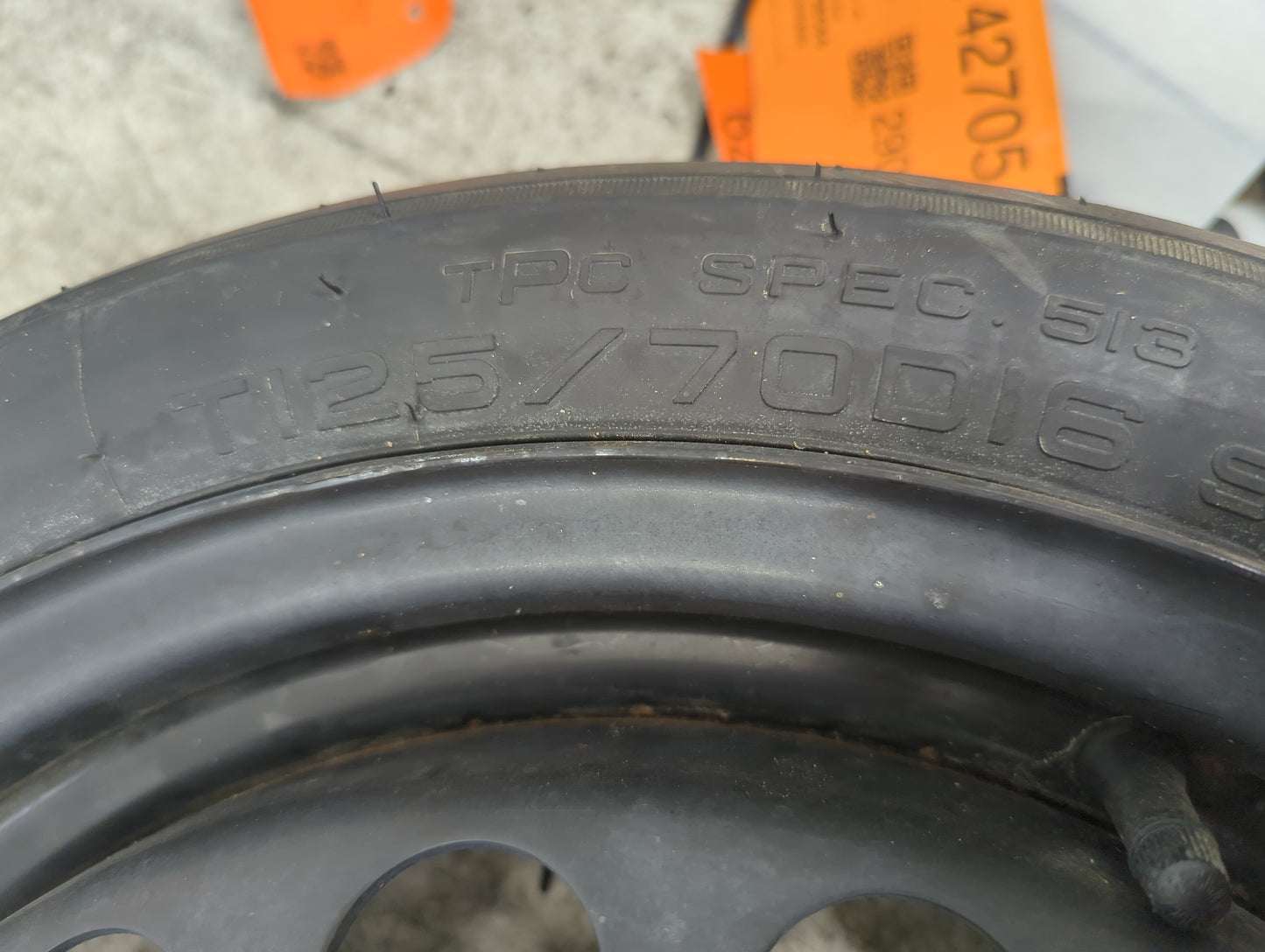 2009 Malibu Malibu Spare Donut Tire Wheel Rim Oem - Oemusedautoparts1.com