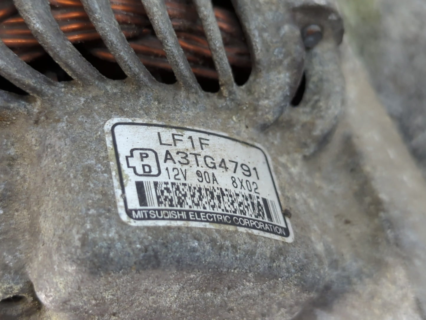 2007-2009 Mazda 3 Alternator Replacement Generator Charging Assembly Engine OEM P/N:A3TG4791 Fits Fits 2007 2008 2009 OEM Us