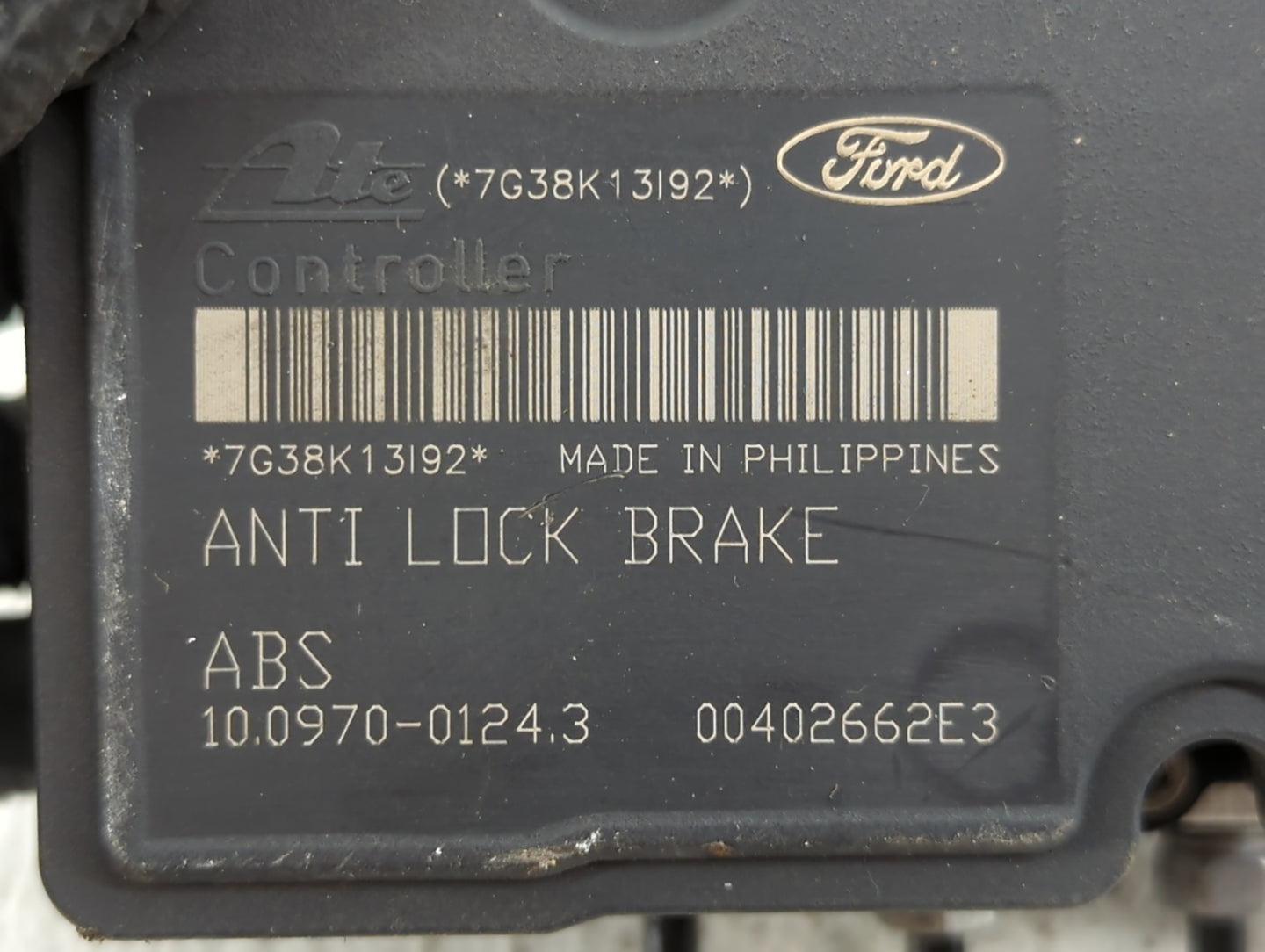 2004-2009 Mazda 3 ABS Pump Control Module Replacement P/N:3M51-2M110-JA Fits Fits 2004 2005 2006 2007 2008 2009 OEM Used Aut