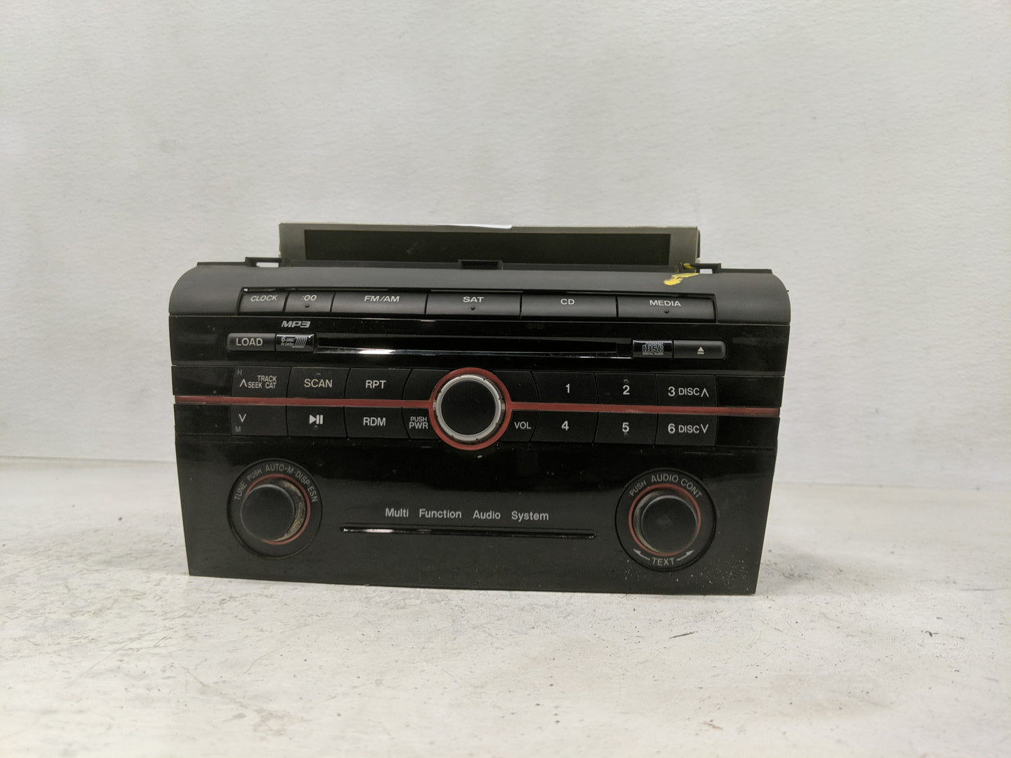 2009 Mazda 3 Radio AM FM Cd Player Receiver Replacement P/N:BAR9 66 ARX Fits OEM Used Auto Parts - Oemusedautoparts1.com