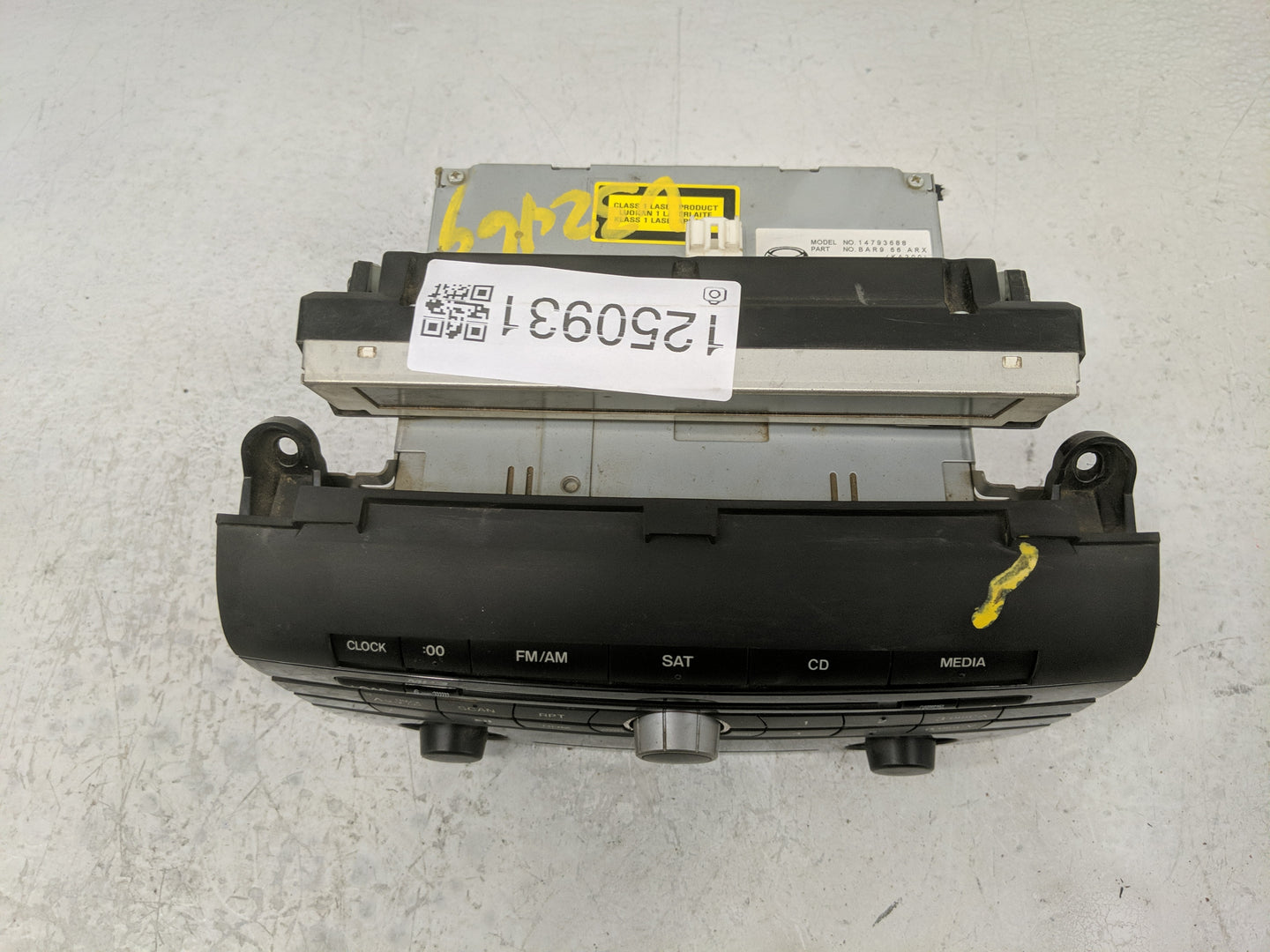 2009 Mazda 3 Radio AM FM Cd Player Receiver Replacement P/N:BAR9 66 ARX Fits OEM Used Auto Parts - Oemusedautoparts1.com