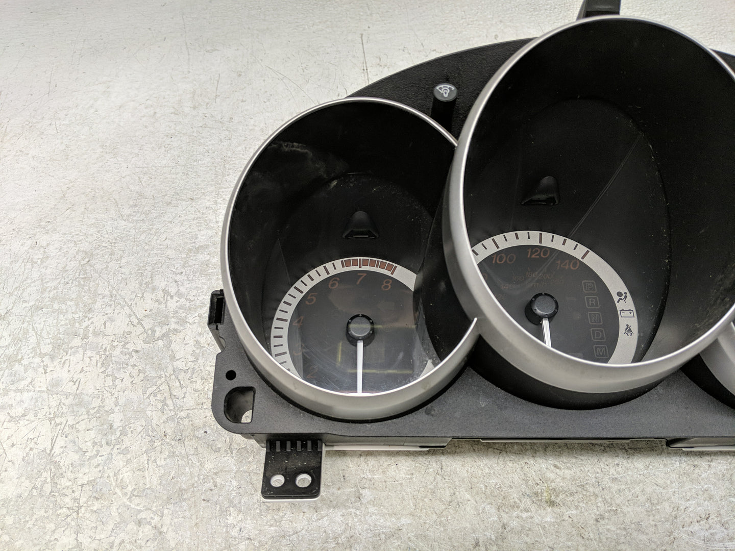 2008-2009 Mazda 3 Instrument Cluster Speedometer Gauges Fits Fits 2008 2009 OEM Used Auto Parts - Oemusedautoparts1.com