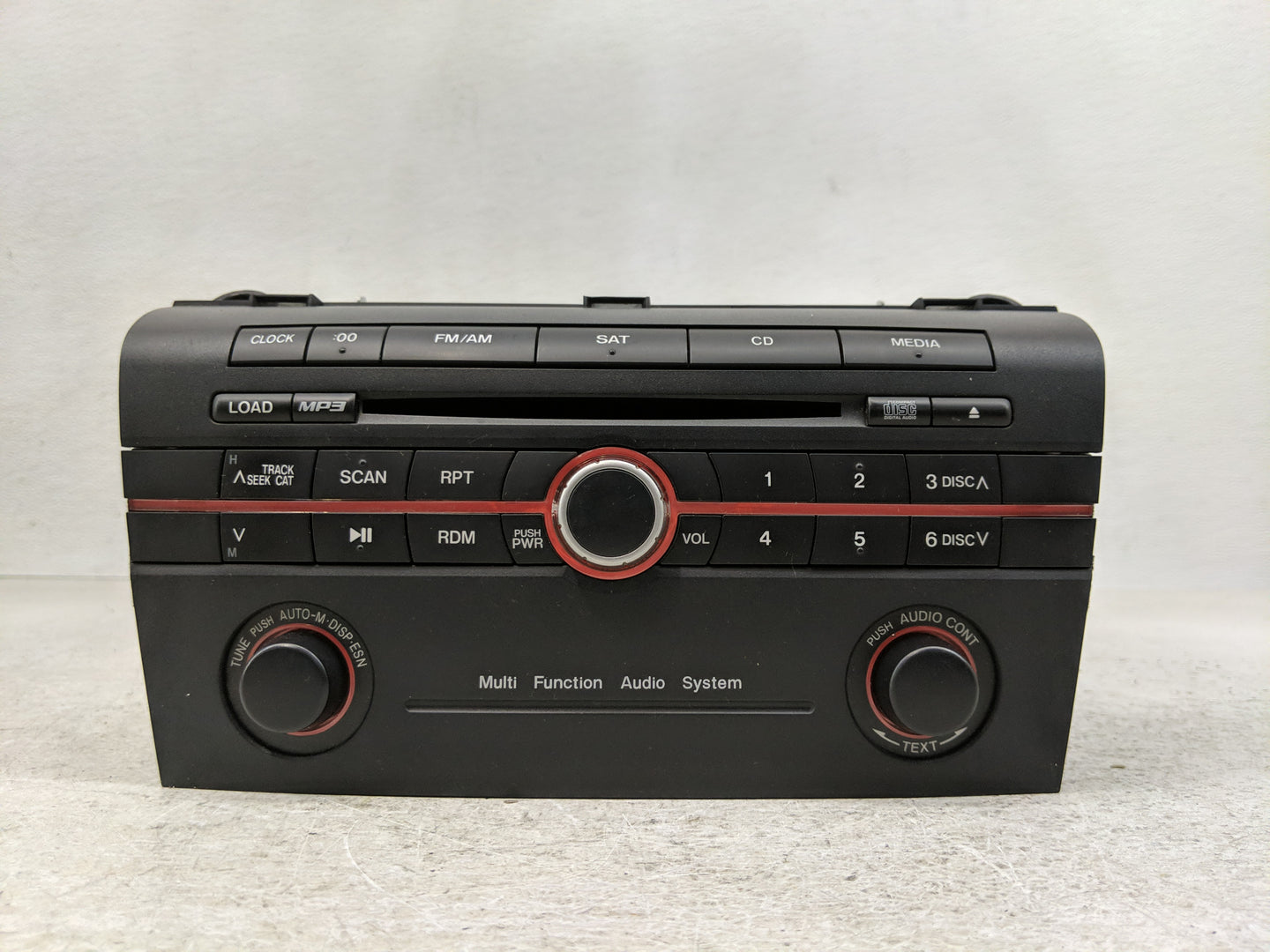 2008-2009 Mazda 3 Radio AM FM Cd Player Receiver Replacement P/N:BAR4 66 AR0 Fits Fits 2008 2009 OEM Used Auto Parts - Oemus