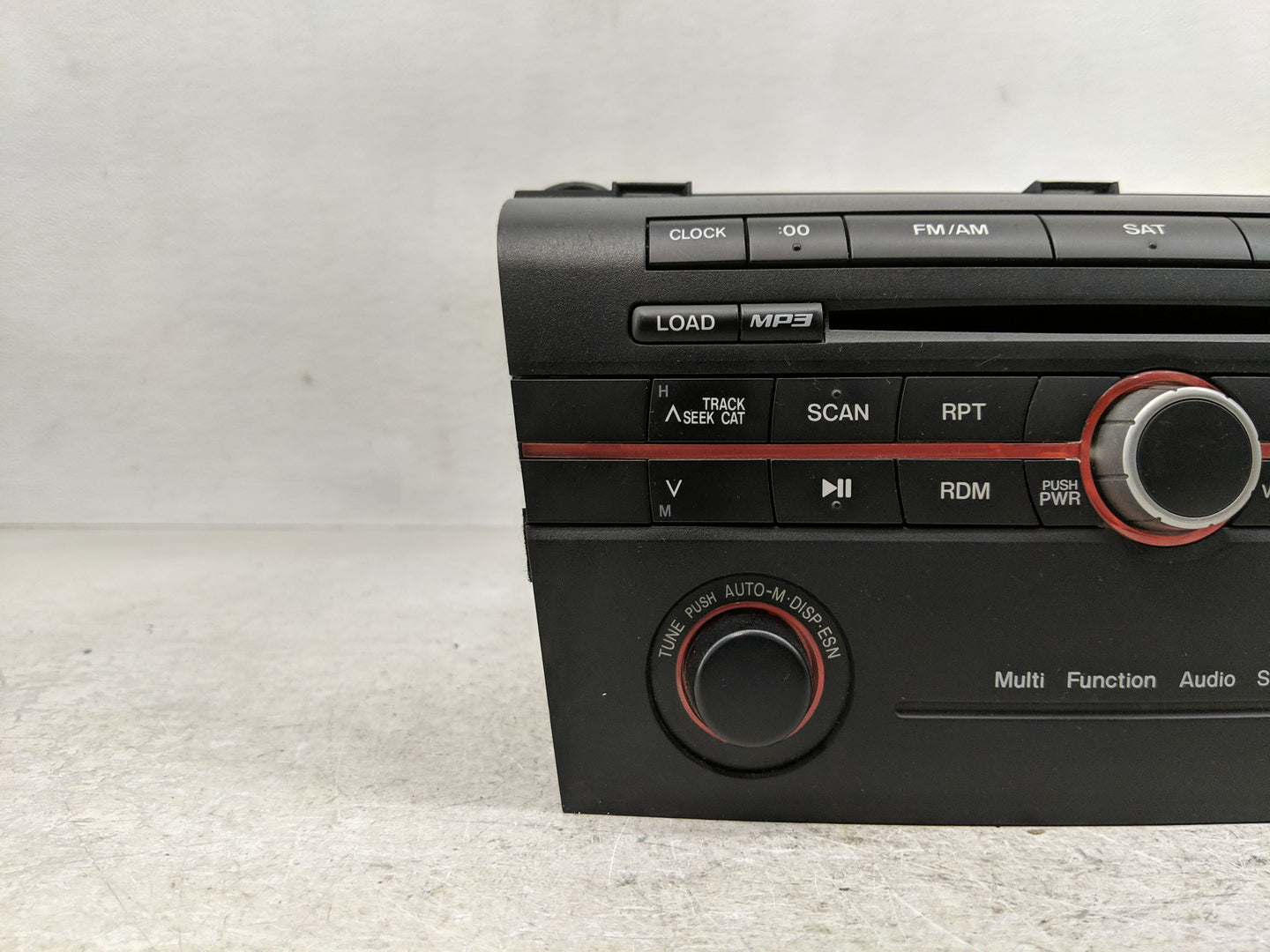 2008-2009 Mazda 3 Radio AM FM Cd Player Receiver Replacement P/N:BAR4 66 AR0 Fits Fits 2008 2009 OEM Used Auto Parts - Oemus