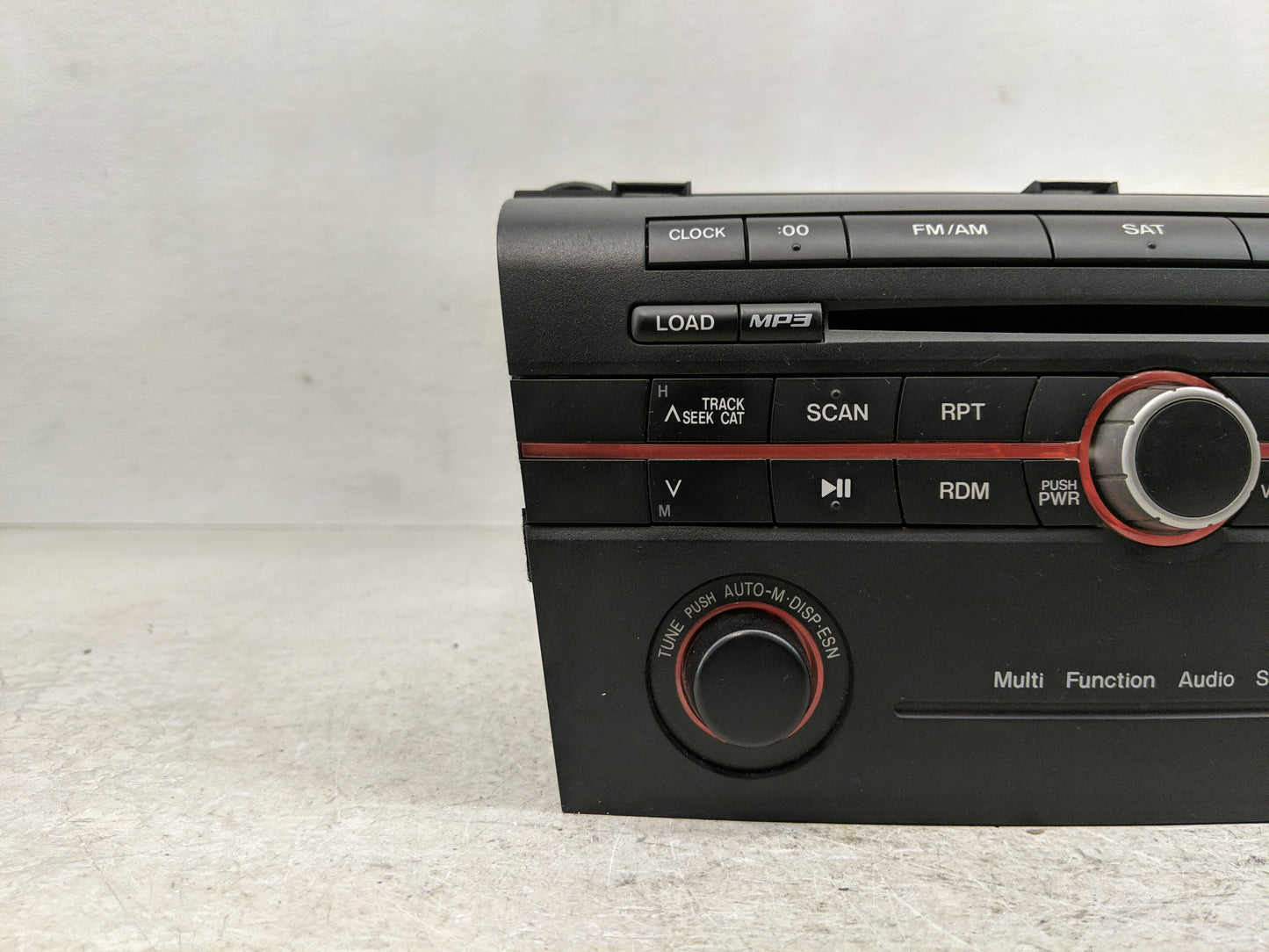 2008-2009 Mazda 3 Radio AM FM Cd Player Receiver Replacement P/N:BAR4 66 AR0 Fits Fits 2008 2009 OEM Used Auto Parts - Oemus