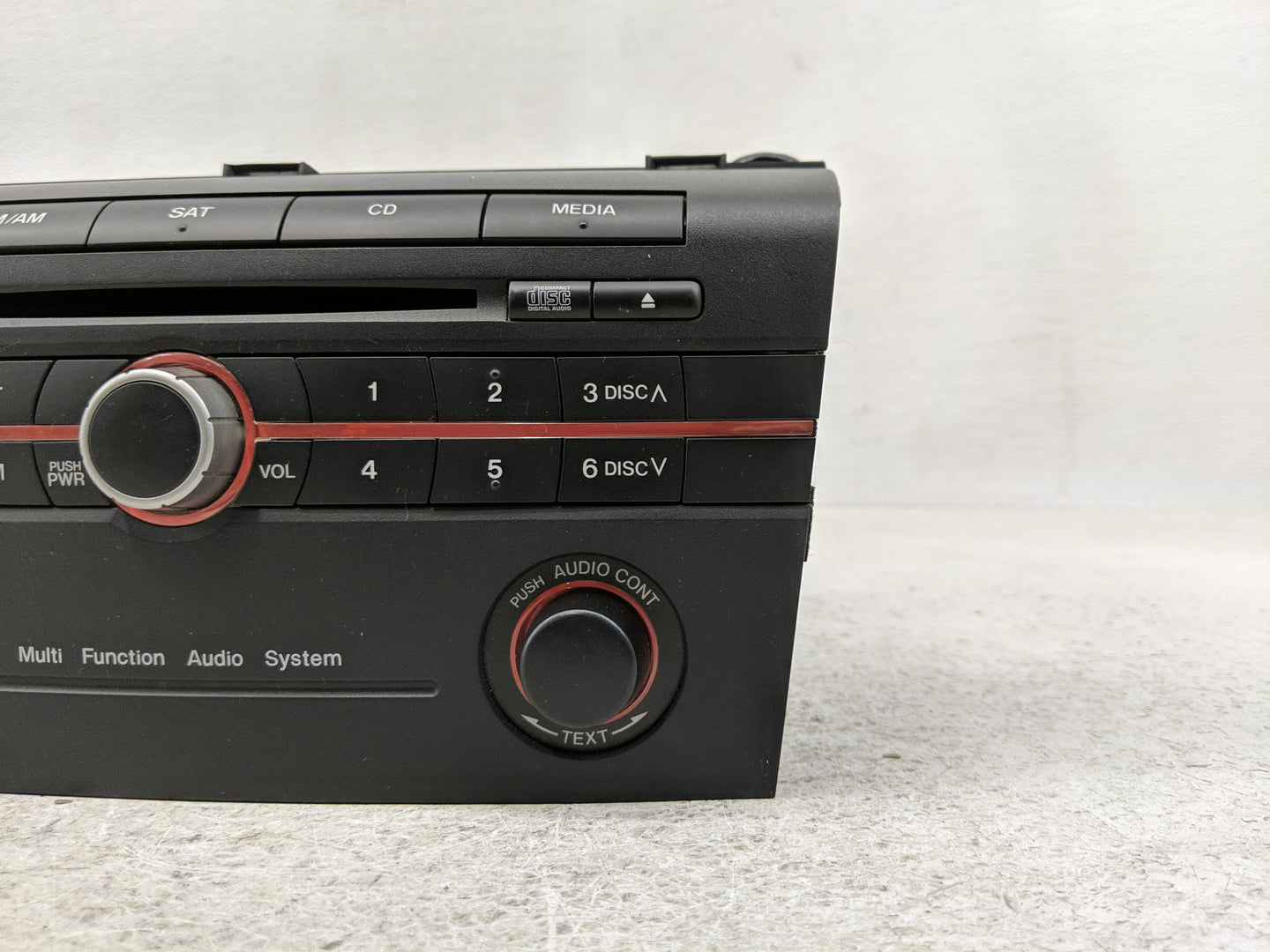 2008-2009 Mazda 3 Radio AM FM Cd Player Receiver Replacement P/N:BAR4 66 AR0 Fits Fits 2008 2009 OEM Used Auto Parts - Oemus