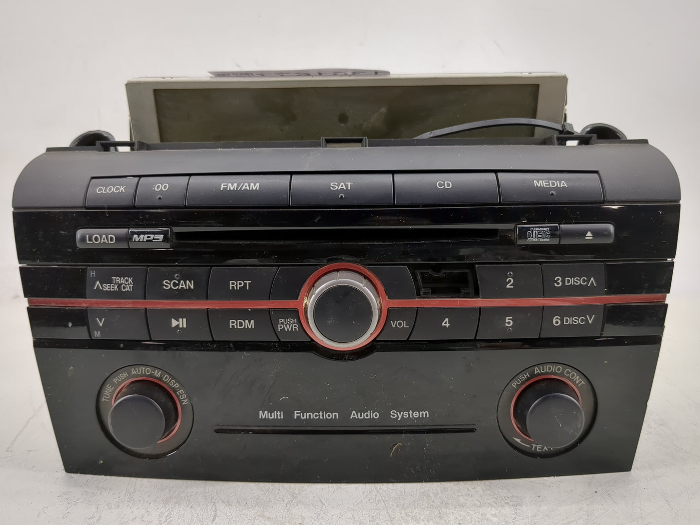 2008-2009 Mazda 3 Radio AM FM Cd Player Receiver Replacement P/N:BAR4 66 AR0 Fits Fits 2008 2009 OEM Used Auto Parts - Oemus