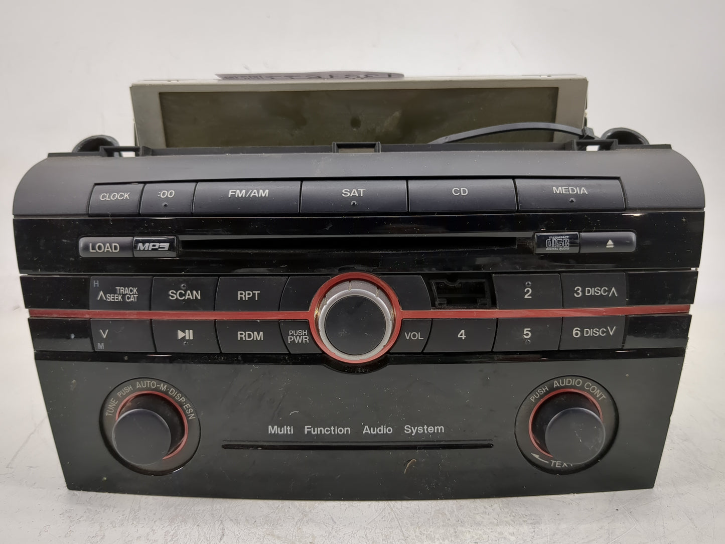 2008-2009 Mazda 3 Radio AM FM Cd Player Receiver Replacement P/N:BAR4 66 AR0 Fits Fits 2008 2009 OEM Used Auto Parts - Oemus