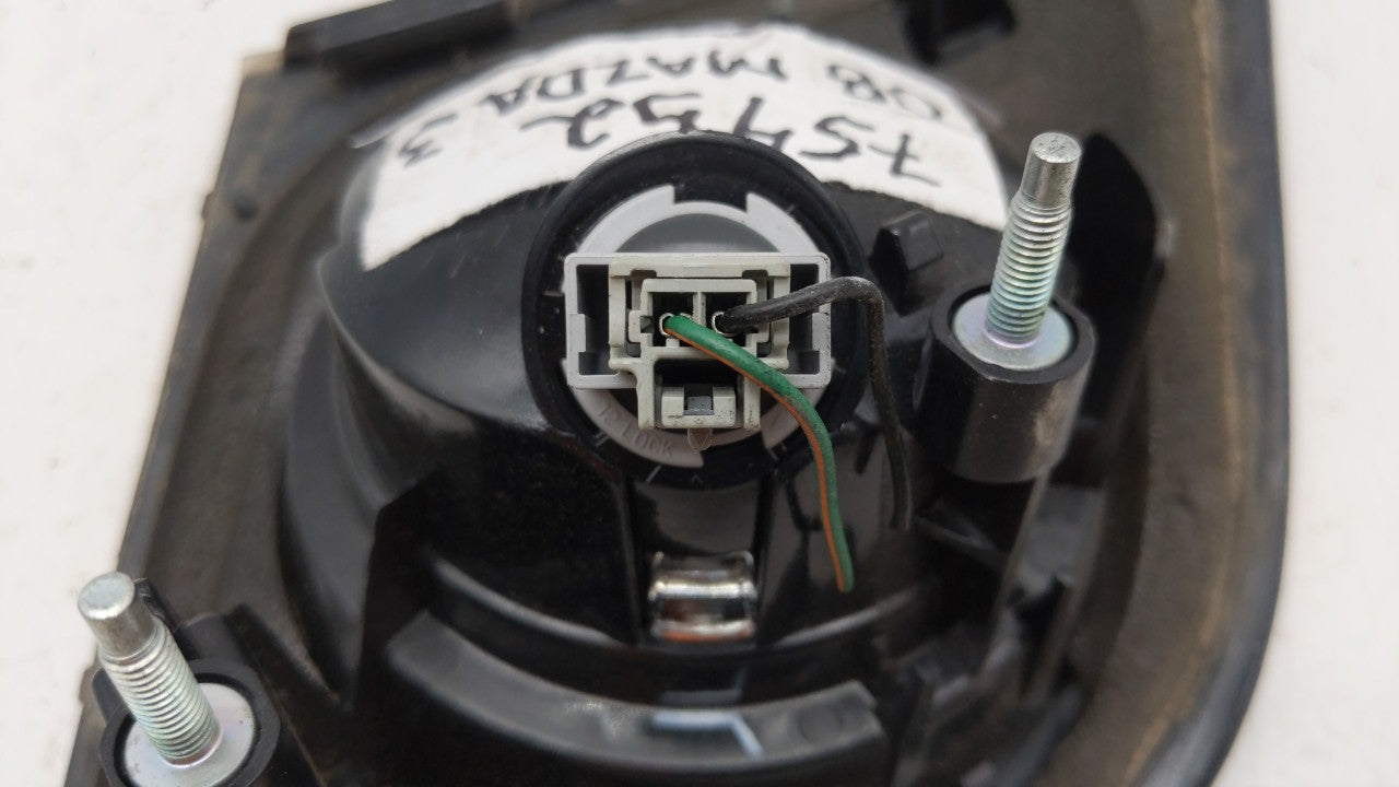 2007-2009 Mazda 3 Tail Light Assembly Passenger Right OEM Fits Fits 2007 2008 2009 OEM Used Auto Parts - Oemusedautoparts1.c